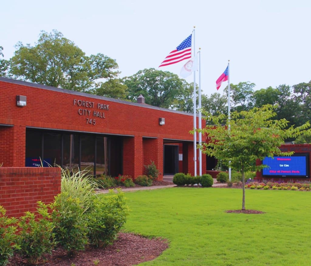 Forest Park city hall, Forest Park, GA